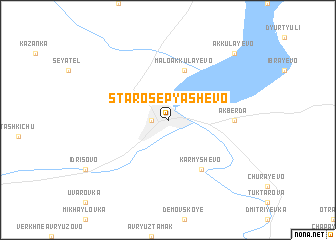 map of Staro-Sepyashevo