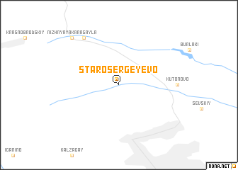 map of Starosergeyevo