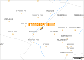 map of Starosofiyevka