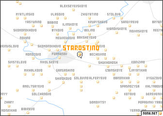 map of Starostino