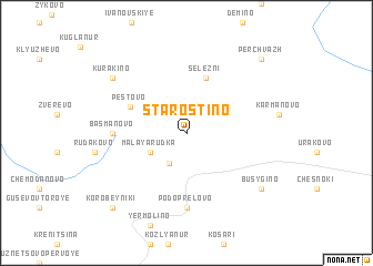 map of Starostino