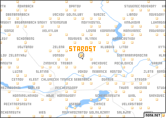 map of Starost