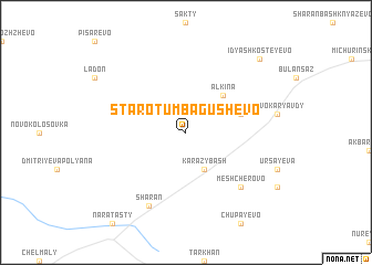map of Staro-Tumbagushevo