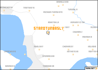 map of Staroturbasly