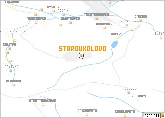 map of Staroukolovo