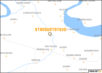 map of Starourtayevo