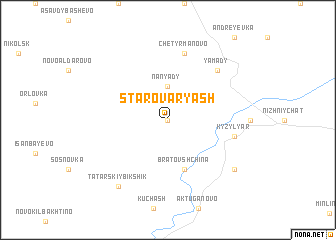 map of Starovaryash