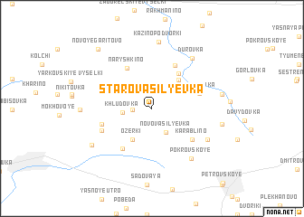 map of Staro-Vasil\