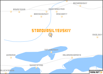 map of Starovasil\