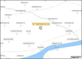 map of Starovichi