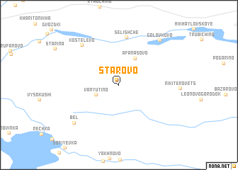 map of Starovo