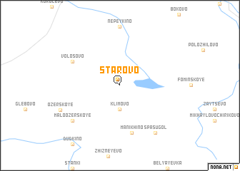 map of Starovo