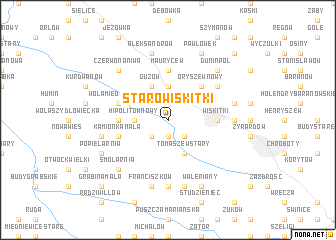 map of Starowiskitki