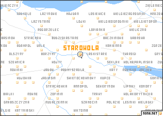 map of Starowola