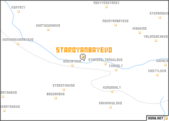 map of Staroyanbayevo