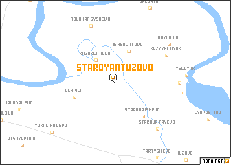 map of Staroyantuzovo