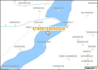 map of Staroye Aparovo