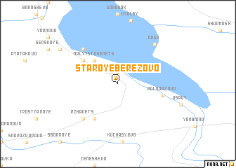 map of Staroye Berëzovo