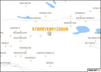 map of Staroye Bryzgovo