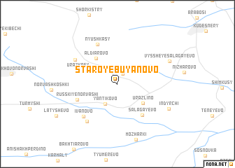 map of Staroye Buyanovo