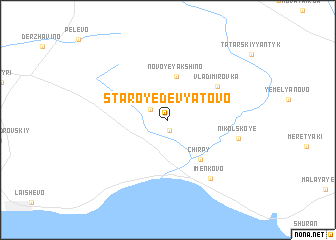 map of Staroye Devyatovo