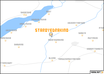 map of Staroye Drakino