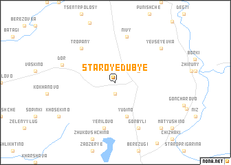 map of Staroye Dub\