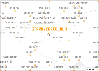 map of Staroye Greblovo