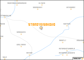 map of Staroye Isakovo