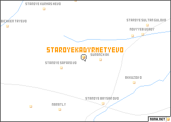 map of Staroye Kadyrmet\