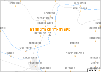 map of Staroye Kanykayevo