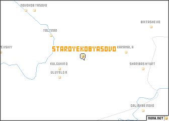 map of Staroye Kobyasovo