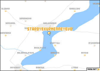 map of Staroye Kurmenneyevo