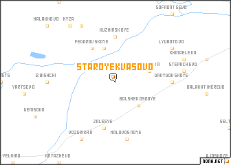 map of Staroye Kvasovo