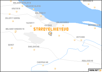 map of Staroye Likeyevo