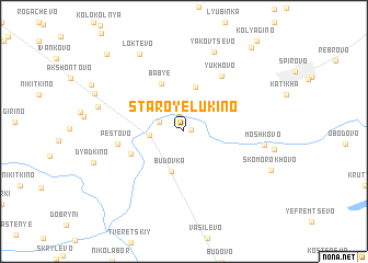 map of Staroye Lukino