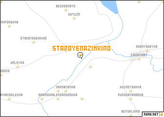 map of Staroye Nazimkino