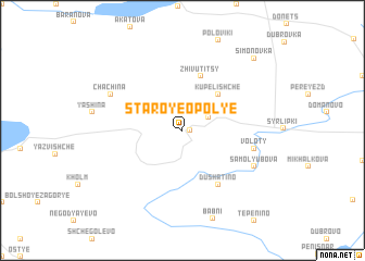 map of Staroye Opol\