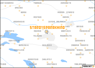 map of Staroye Parakhino