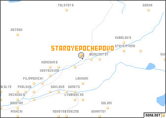 map of Staroye Pochepovo