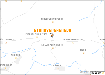 map of Staroye Pshenëvo
