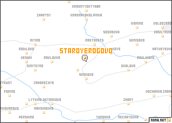 map of Staroye Rogovo