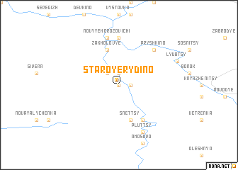 map of Staroye Rydino