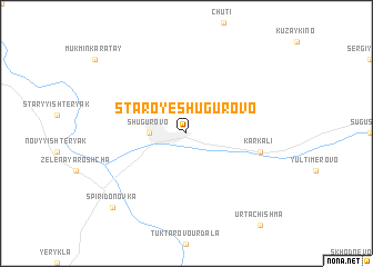 map of Staroye Shugurovo