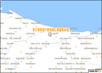 map of Staroye Solobsko