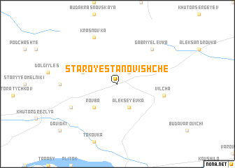 map of Staroye Stanovishche