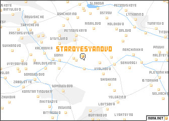 map of Staroye S\