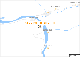 map of Staroye Tataurovo