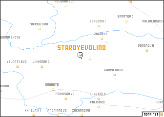 map of Staroye Volino