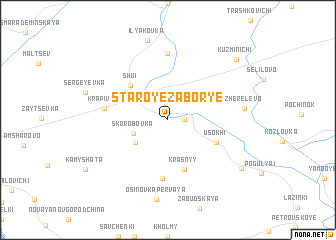 map of Staroye Zabor\